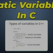 Static Variables In C Programming Language