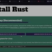 Setup Rust On Windows Without Installing Visual Studio IDE