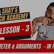 Python For Beginners Lesson 3 Parameters Arguments Pythonprogramming Learn Python