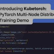 Kubetorch PyTorch Multi Node Distributed Training Demo