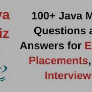 100 Java MCQ Questions And Answers For Exams Placements And Interviews Java Quiz Java Quiz
