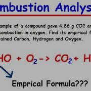 Determining The Empirical Formula Using Combustion Analysis