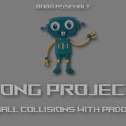 MASM 8086 Assembly Pong 14 Ball Collision With Paddles
