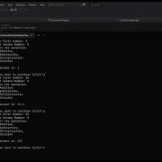 Calculator App On C Console