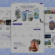 Make A Responsive Tour Travel Agency Website Using HTML CSS