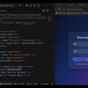 Animated Glass Login Form Using HTML CSS Transparent Blur Effect Form Design