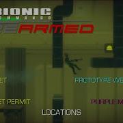 Bionic Commando Rearmed Helmet Dossier Prototype And Purple Matrix Locations