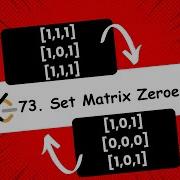 LeetCode 73 Set Matrix Zeroes Step By Step Explanation Code