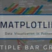 Matplotlib Tutorials Plotting Multiple Bar Graphs