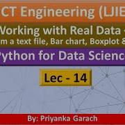 Lec 14 Working With Real Data Reading A Text File Python For Data Science ICT Engineering