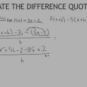 63 Evaluate A Difference Quotient 2 8