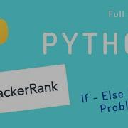 Python Tutorial Solving If Else Problems In HackerRank Bonus Clip 2