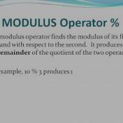 Integer Operations In Java Div Mod And Bus Example