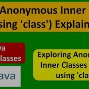 What Is Anonymous Inner Class Using Class In Java Java Tutorial