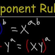 Exponent Rules Formulas And Equations