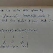 Irrotational Vector Field Example