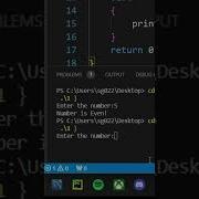 Even Or Odd Program In C Programming Coding Programming Python Javascript Code Html Css