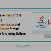 46 Как получать ввод от пользователей с помощью классов InputStreamReader и BufferedReader в Java