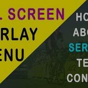 How TO Full Screen Overlay Menu With CSS And Little Javascript With SOURCE CODE
