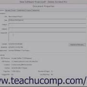 Adding Metadata Adobe Acrobat XI Training Tutorial Course