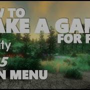 HOW TO MAKE A GAME FOR FREE 025 MAIN MENU UNITY TUTORIAL