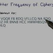 Letter Frequency Of Ciphers