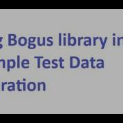 Using Bogus Library In C Sample Test Data Generation
