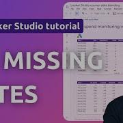 Budget Goal Tracking On Looker Studio Fix Missing Dates When Blending Data 2026