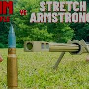20 MM Sniper Rifle Vs Stretch Armstrongs