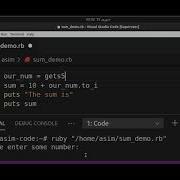 How To Get User Input In A Ruby Program