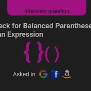 Parentheses Matching Problem Or Bracket Balancing Problem Stack Python