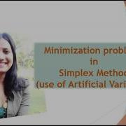 Minimization Problem Simplex Method Artificial Variable In Simplex Table Minimisation Solution