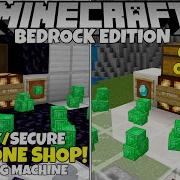 Minecraft Bedrock Secure Automatic Store Easy Custom Vending Machine MCPE Xbox PC Ps4