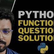 37 Function Practice Question Solution Python For Beginners In Hindi Full Course
