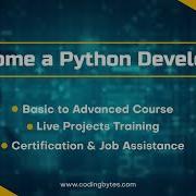 Best Python Course In Delhi Learn Python Programming From Coding Bytes Call 9899 355 335