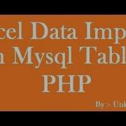 Insert Data In MySQl Database By Excel Through CodeIgniter BY Unknown Tech