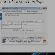 Slow Recording Problem Of Hypercam 2 Solution