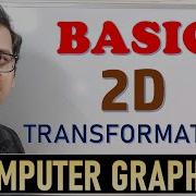 BASIC 2D TRANSFORMATIONS IN COMPUTER GRAPHICS