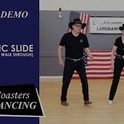 ELECTRIC SLIDE Line Dance Demo Walk Through