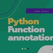 Python Tutorial For Beginners 27 Functions Annotation In Python