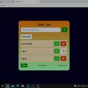 Project ToDo List By Coding Ninja