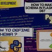 Python Flask Part 4 How To Make Schema In Flask SQL Db How To Use SQLAlchemy Databases