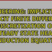 Implicit And Explicit Finite Difference Discretization Of Steady State Heat Conduction Equation
