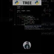 Tree Design In Python Coding WhatsApp Status