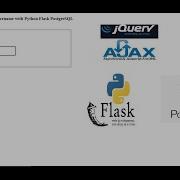 Jquery AJAX Check Availability Username With Python Flask PostgreSQL