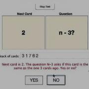 N Back Test Demo