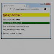 QuerySelectorAll Trabalho De JavaScript