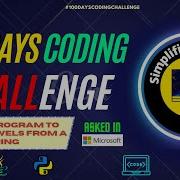 Day 33 Program To Remove Vowels From A String Delete Vowels From String In Java Python