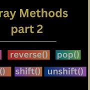 How To Use Shift Unshift Reverse Sort Methods In JS Hindi Java Script