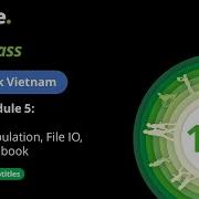 Python Module 5 String Manipulation File IO Jupyter Notebook Vietnamese Subtitles